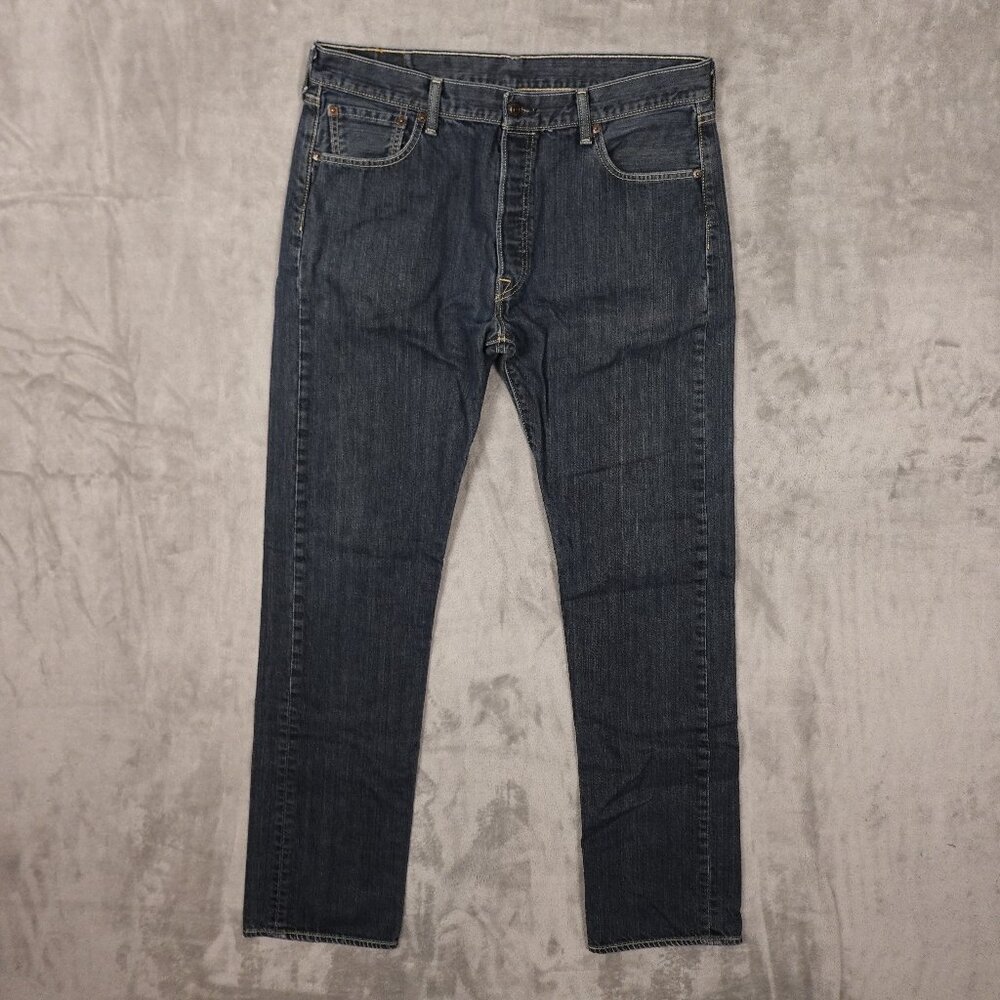 Levi’s 501 Button Fly‎ Jeans Men’s 36x36 Medium Wash Classic Straight Denim